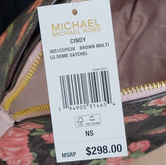 Michael Kors Cindy LG Dome Satchel - Picture 6 of 8